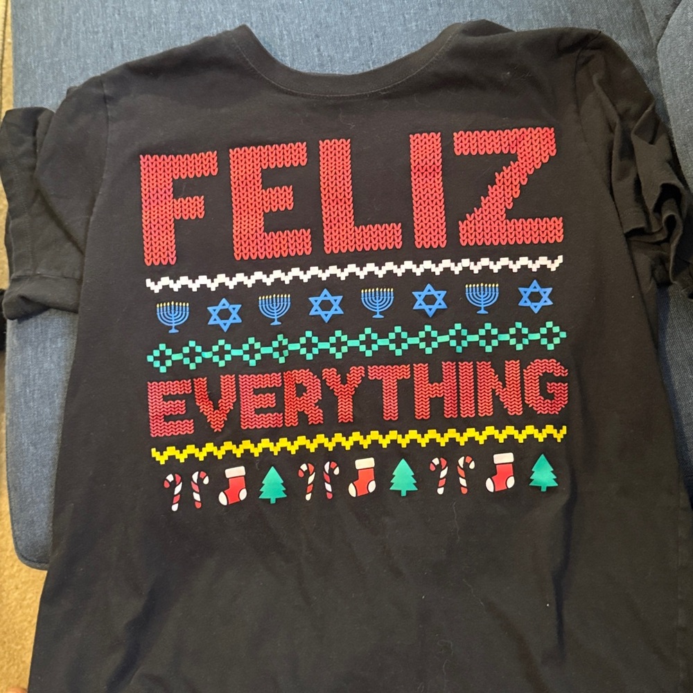 Holiday Zumba shirt Felice everything size extra small/small used